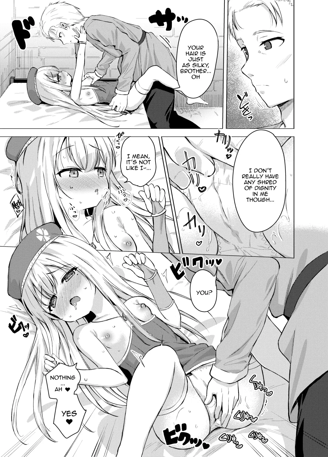 [Pizanuko] Sei to Sei-na Imouto to. | My Sacred and Sexual Sister Fhentai - Page 9