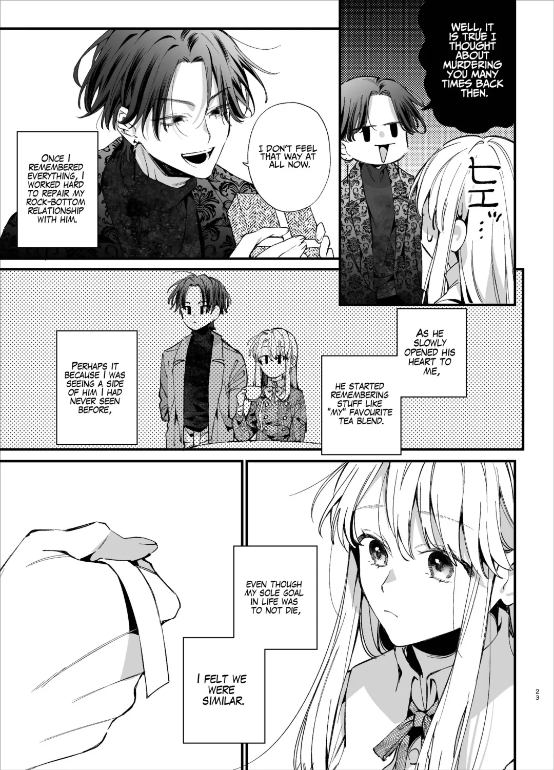 [Umekoppe] Shini gē ni Tensei Shita Mafia jō wa Henai Supai ni te Kagome ni Sareru | The Spy Who Ravished Me ~Reborn As a Mafia Princess in a Deadly Game~ Fhentai - Page 23