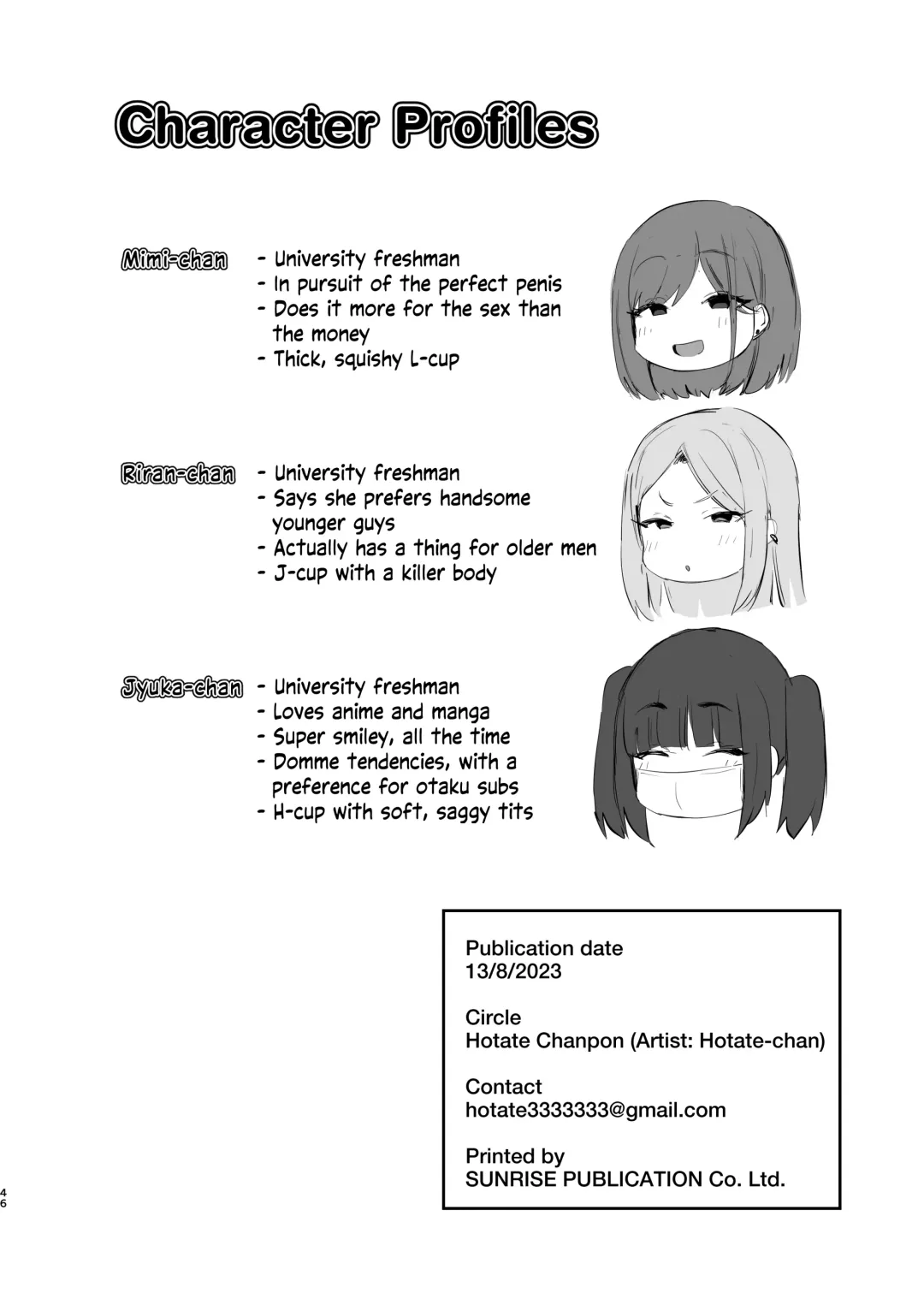 [Hotate-chan] Papakatsu JD, Ochinpo Yuuryou Bukken o Mitsukeru. | College Sugar Baby - On the Market for Some Prime Daddy Dick Fhentai - Page 46