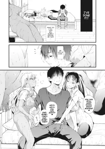 [Nusmusbim] Totte Torarete Shirokuro Gal Shimai | They Caught My Crime On Camera Black And White Gyaru Sisters Fhentai - Page 23