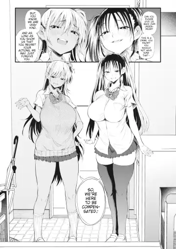 [Nusmusbim] Totte Torarete Shirokuro Gal Shimai | They Caught My Crime On Camera Black And White Gyaru Sisters Fhentai - Page 7
