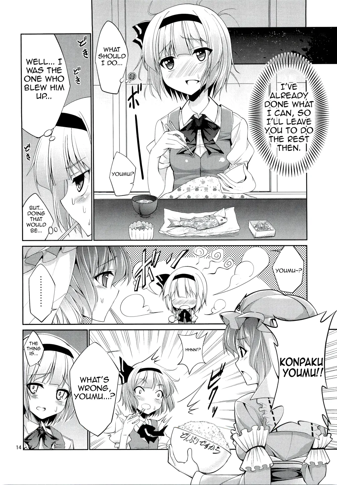 [Tel] Touhou Youengi ~Youmu ni Hirotte morau Hon~ Fhentai - Page 13