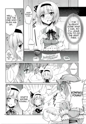 [Tel] Touhou Youengi ~Youmu ni Hirotte morau Hon~ Fhentai - Page 13
