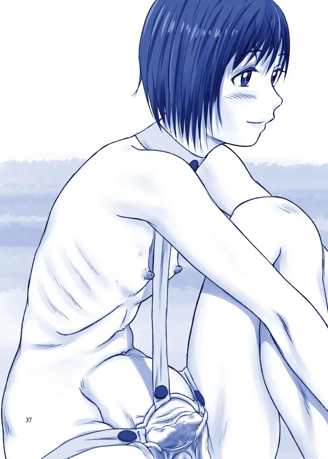 [Tsuru] Issho ni Kaisuiyoku ni Itta Ko wa Chou Daitan na Mizugi Sugata de Onnanoko no Nakami ga Marumie Joutai desu Fhentai - Page 37