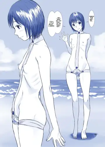 [Tsuru] Issho ni Kaisuiyoku ni Itta Ko wa Chou Daitan na Mizugi Sugata de Onnanoko no Nakami ga Marumie Joutai desu Fhentai - Page 4