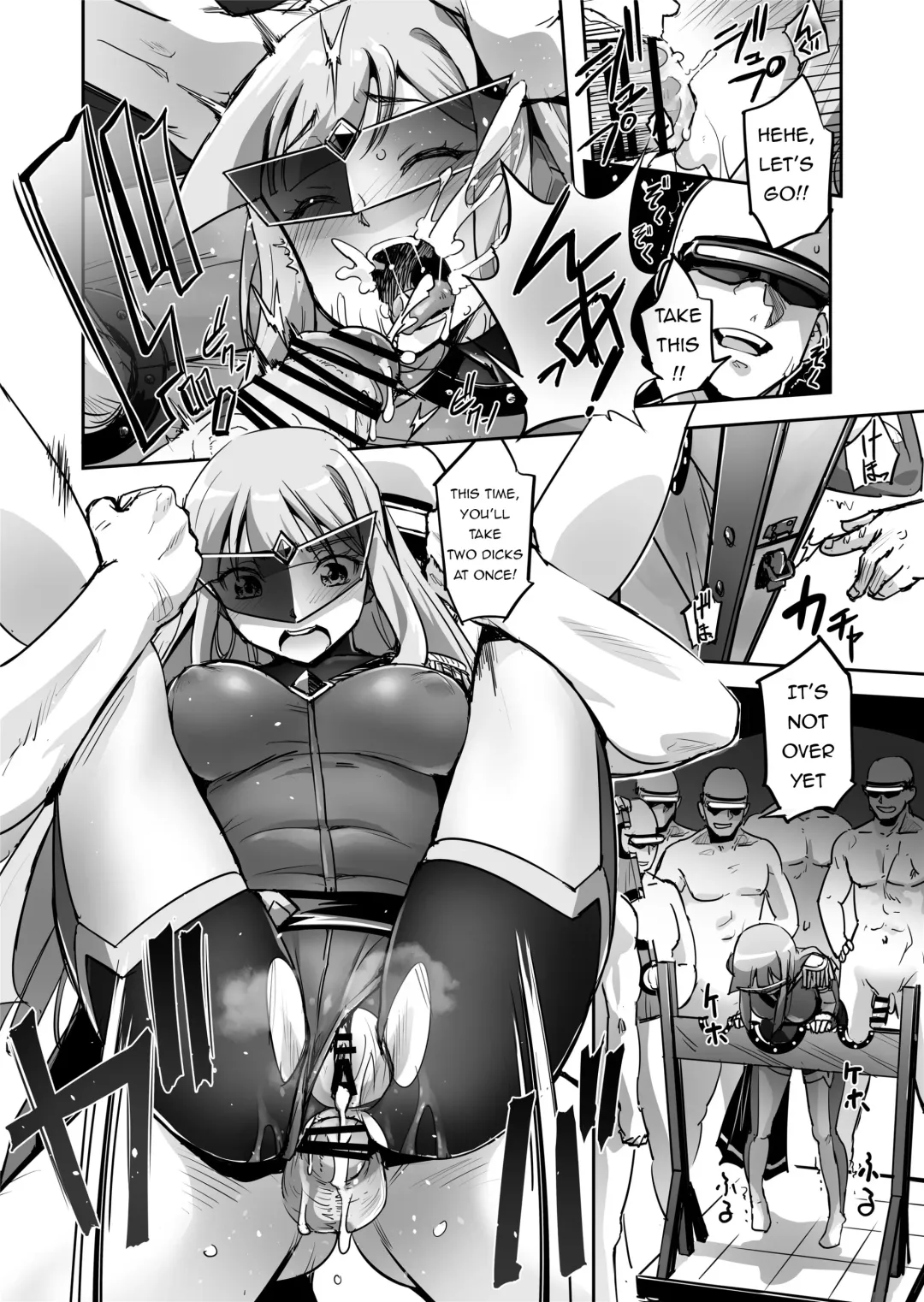 [Sasayuki] Enhyou Souki Twin Curely Yuri Heroine wa Otoko no Chinpo ni Haiboku suru Zenpen + Kouhen | FlameFrost Duo TWIN CURELY ~Yuri Heroines Defeated By Dick~ Part 1+2 Fhentai - Page 42