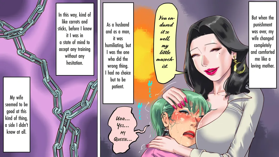 [Papermania] I was trapped by my wife and daughter and turned into a cross-dressing masochist Fhentai - Page 24