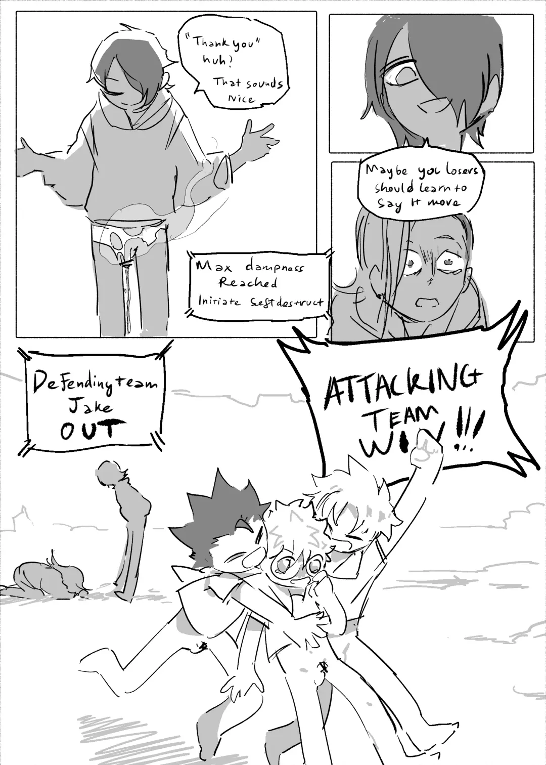 [Kenoru] Piss Battlers Fhentai - Page 36