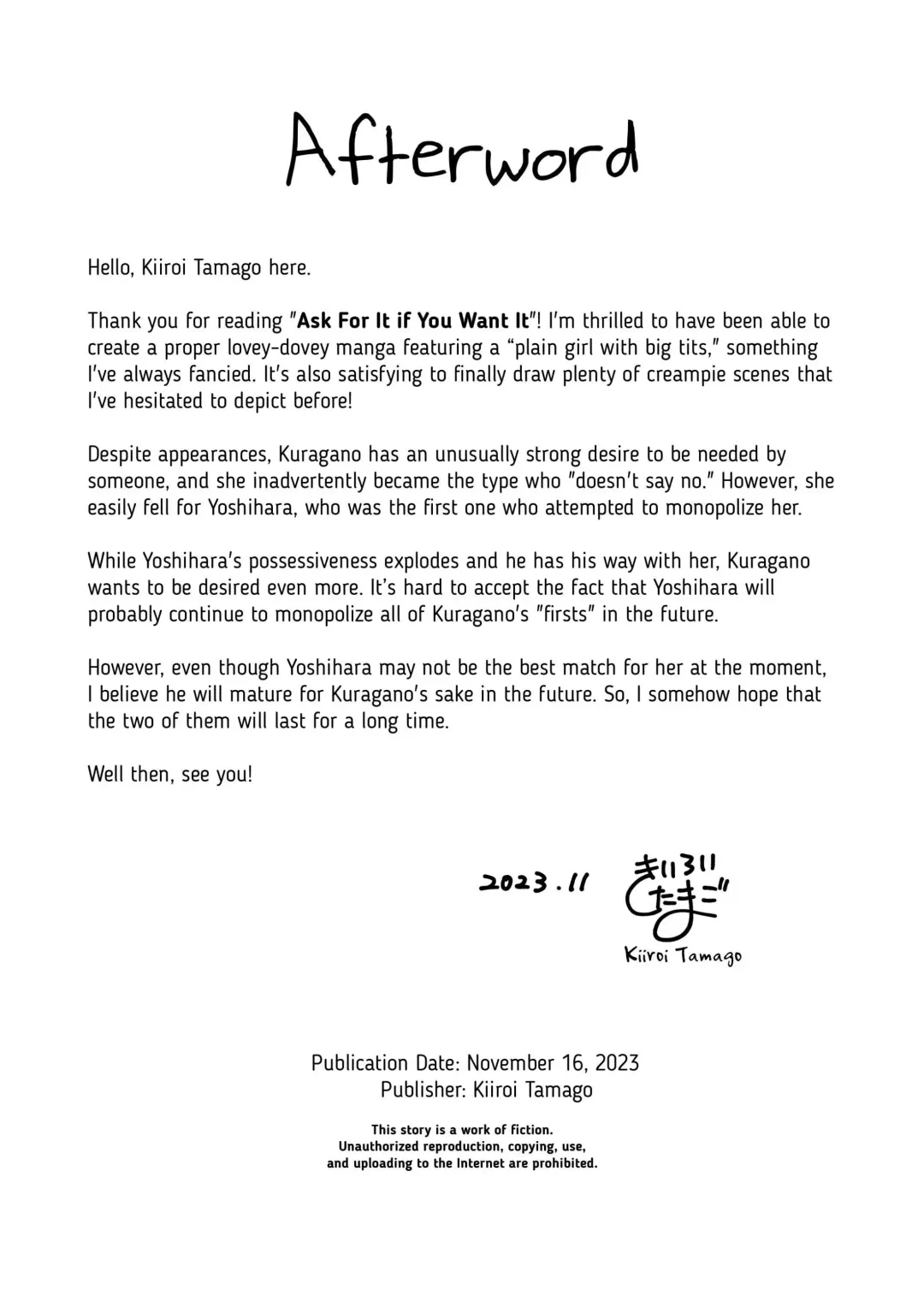 [Kiiroi Tamago] Hoshikute, Motomete. | I want, and I yearn for. Fhentai - Page 73