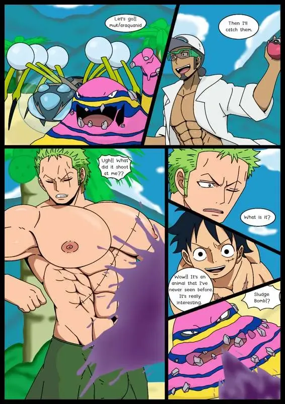 [White Moss] Pokemon×Onepiece Fhentai.net - Page 2