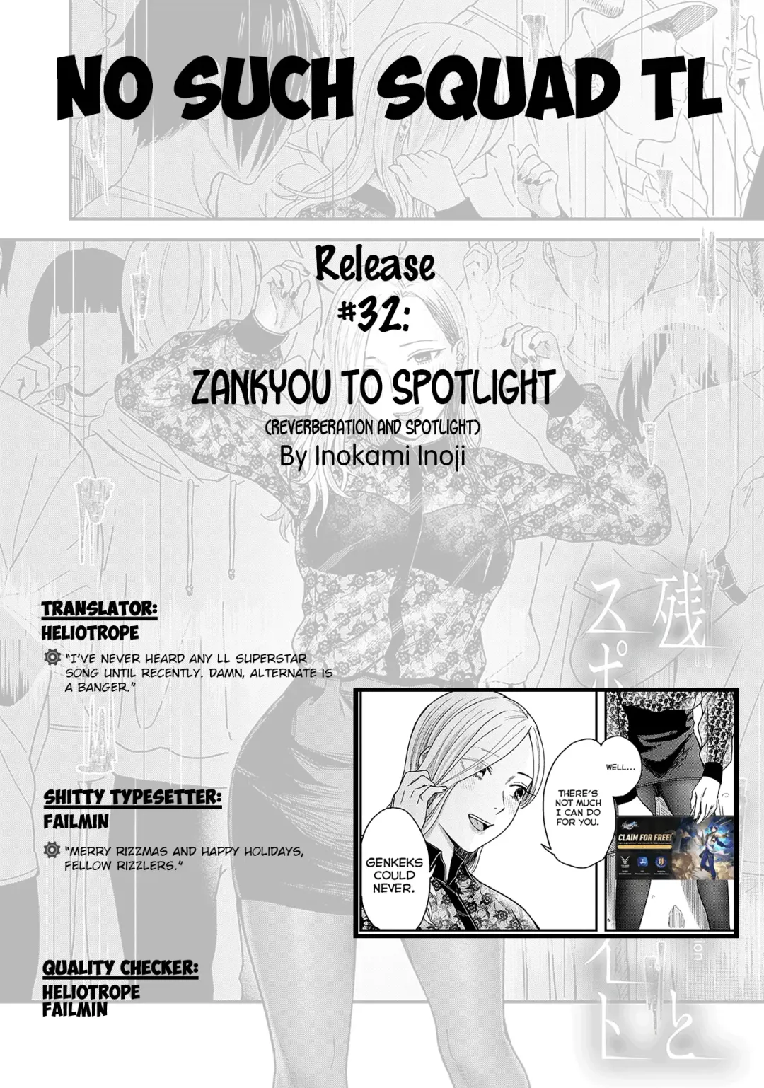 [Inukami Inoji] Zankyou to Spotlight - Reverberation and spotlight Fhentai - Page 36