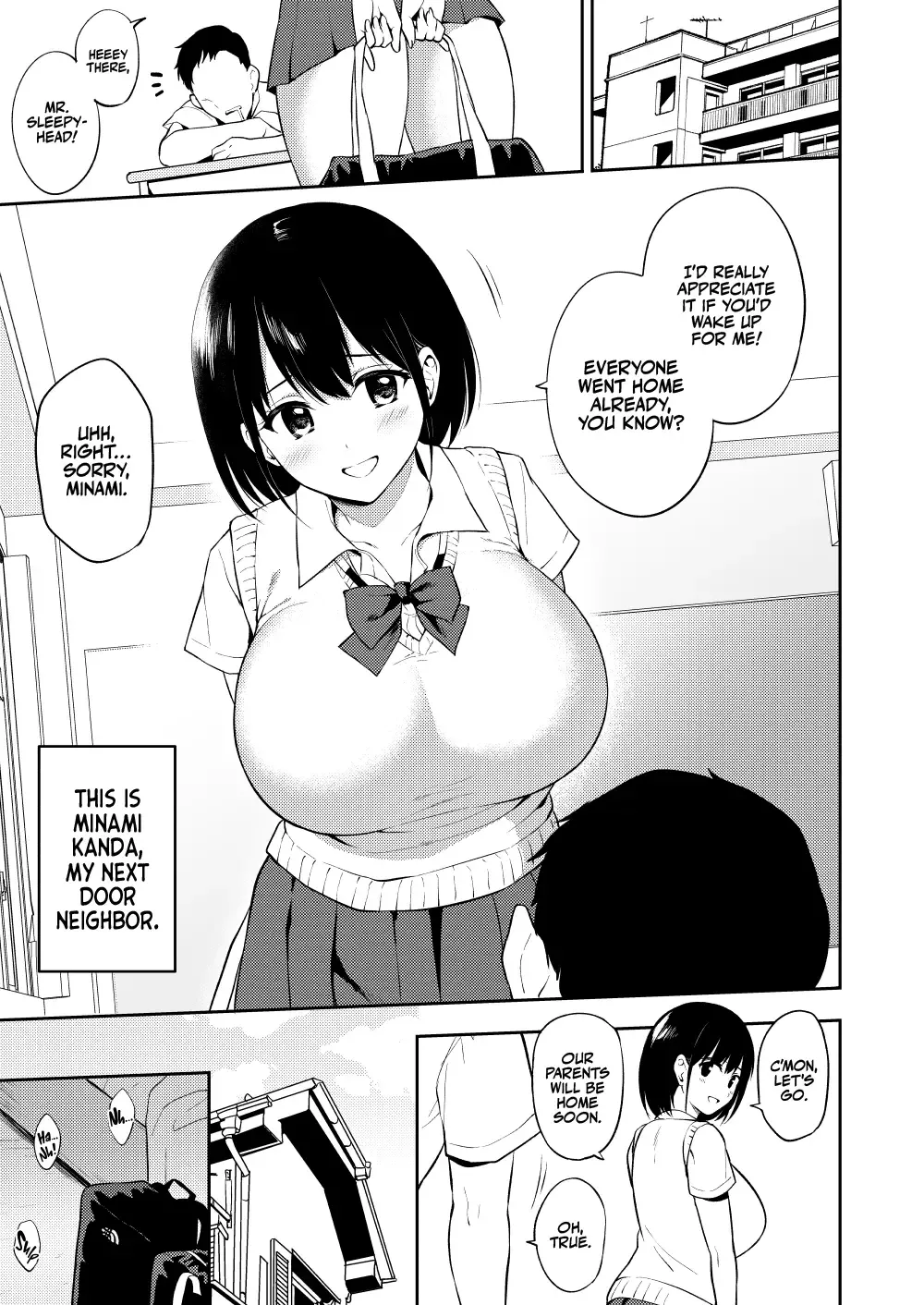 [Yue] Bakunyuu Osananajimi ga Mainichi Paizuri shite kureru Nichijou | Everyday Life with a Busty Childhood Friend Who Gives Daily Titjobs Fhentai - Page 2