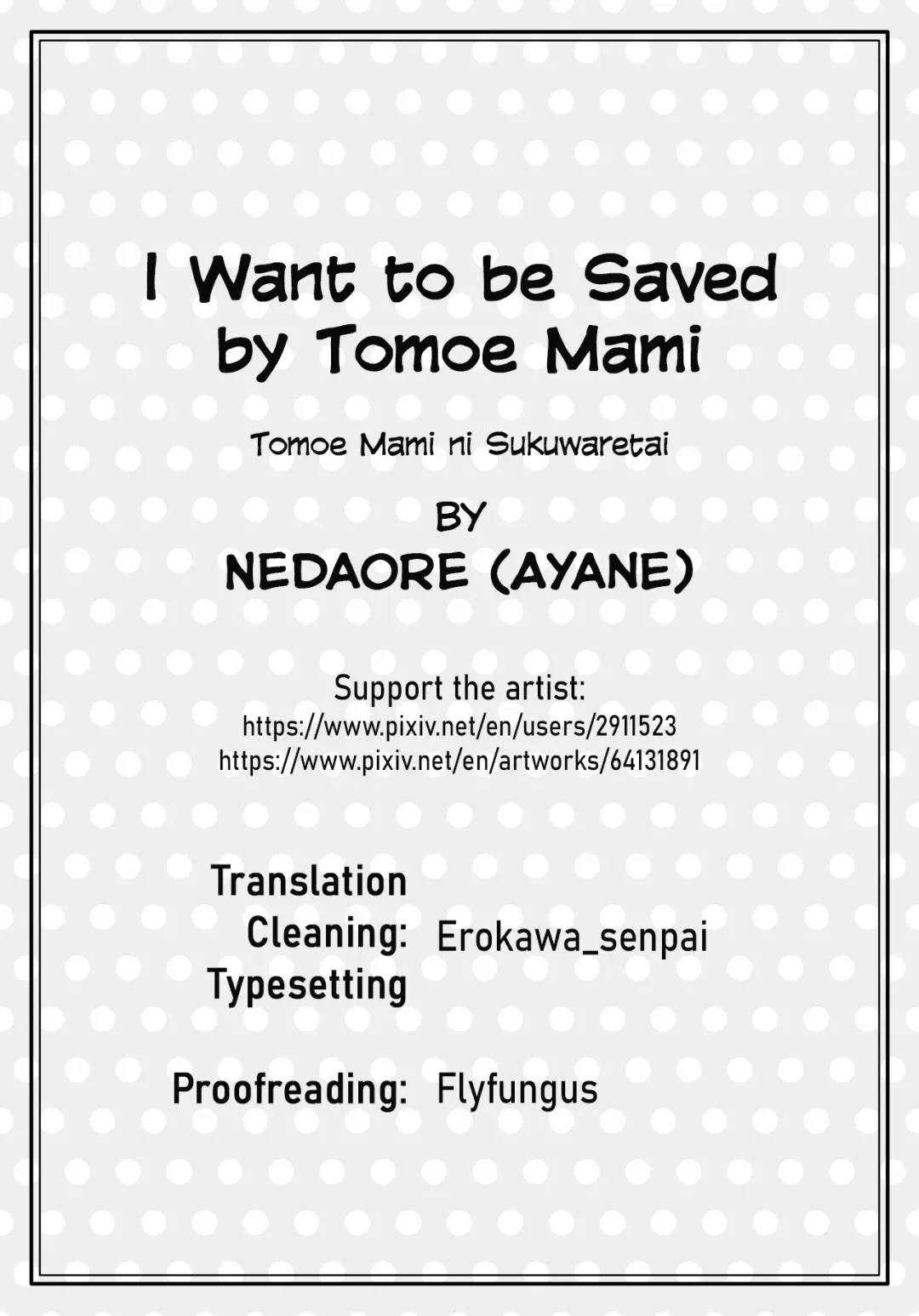 [Ayane] Iwant to be Saved by Tomoe Mami | Tomoe Mami ni Sukuwaretai Fhentai - Page 48