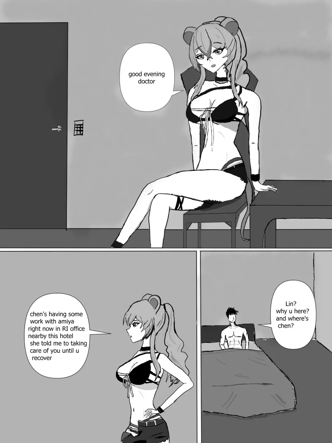 arknight lin and doctor after watermelon game accident Fhentai - Page 3