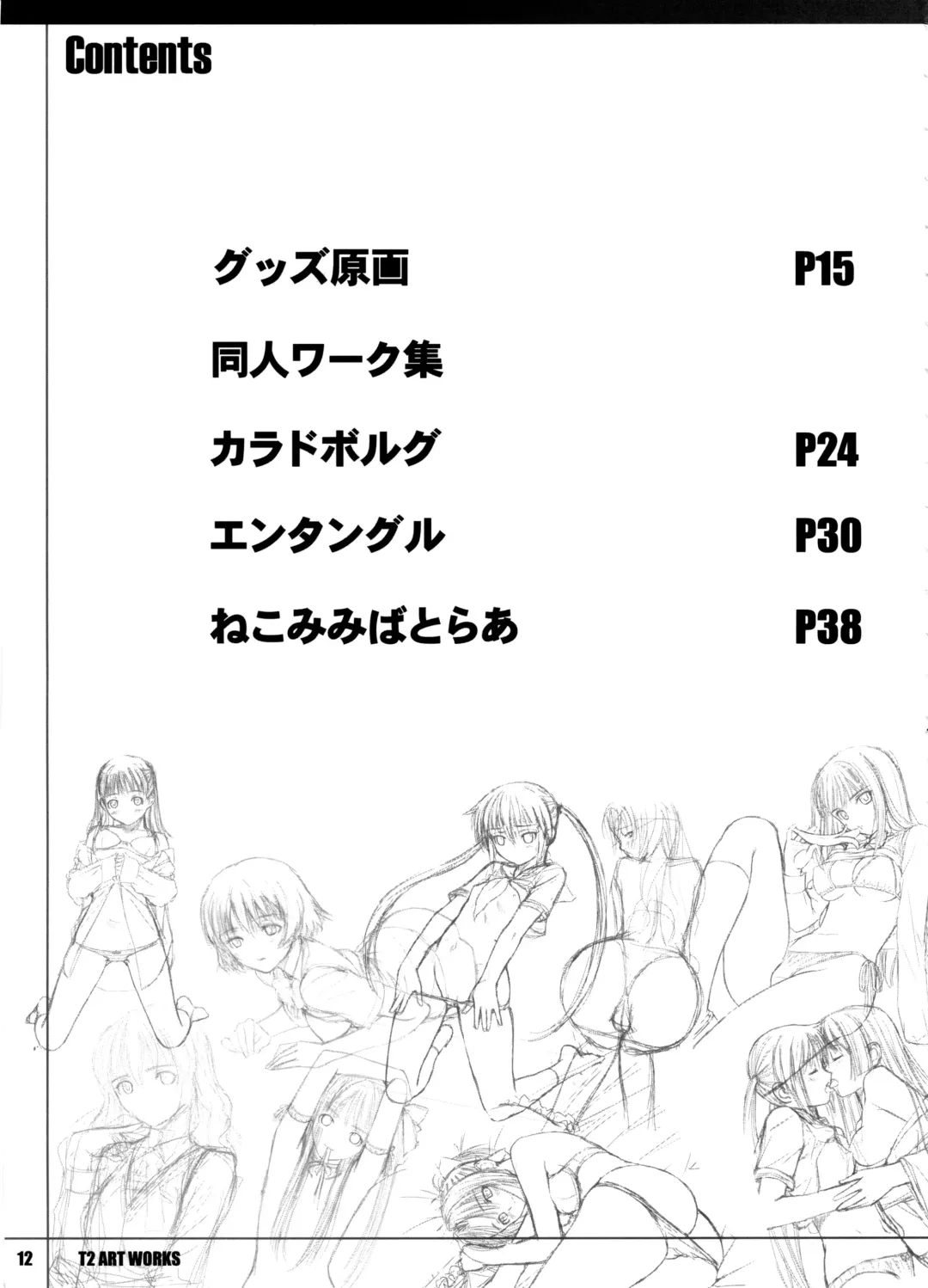 [Tony Taka] T2 ART WORKS Genga&Roughshuu Fhentai - Page 12