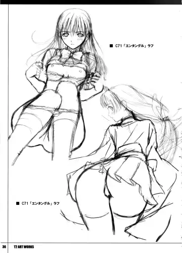 [Tony Taka] T2 ART WORKS Genga&Roughshuu Fhentai - Page 36