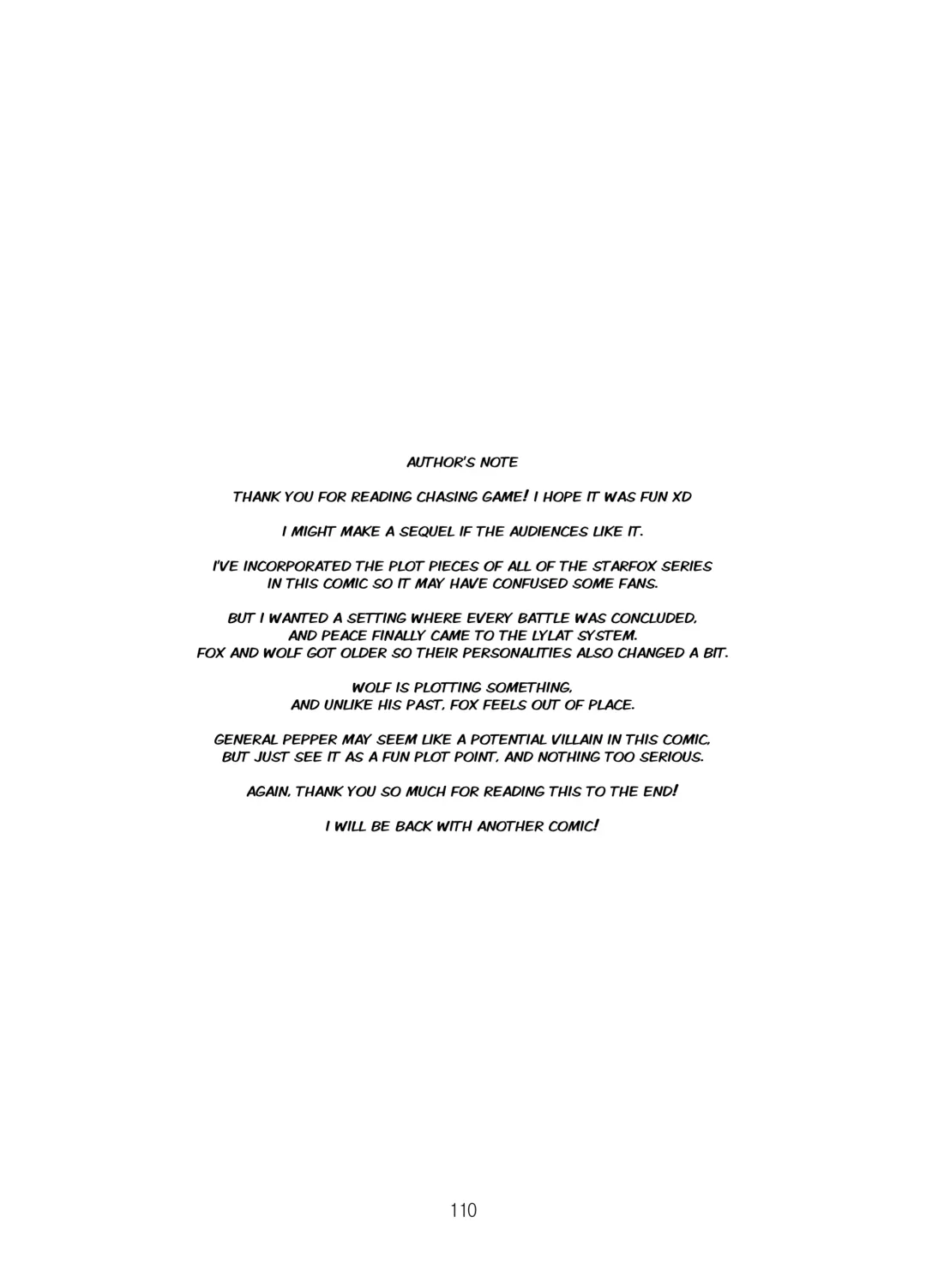 [Raccoon21] Chasing Game | Wolfox Fhentai - Page 110