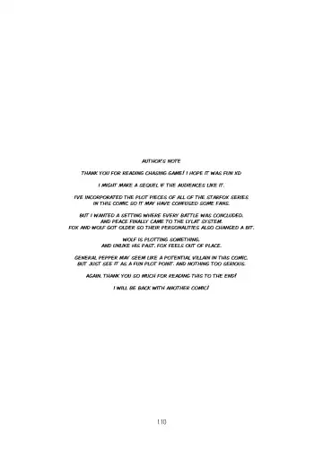 [Raccoon21] Chasing Game | Wolfox Fhentai - Page 110