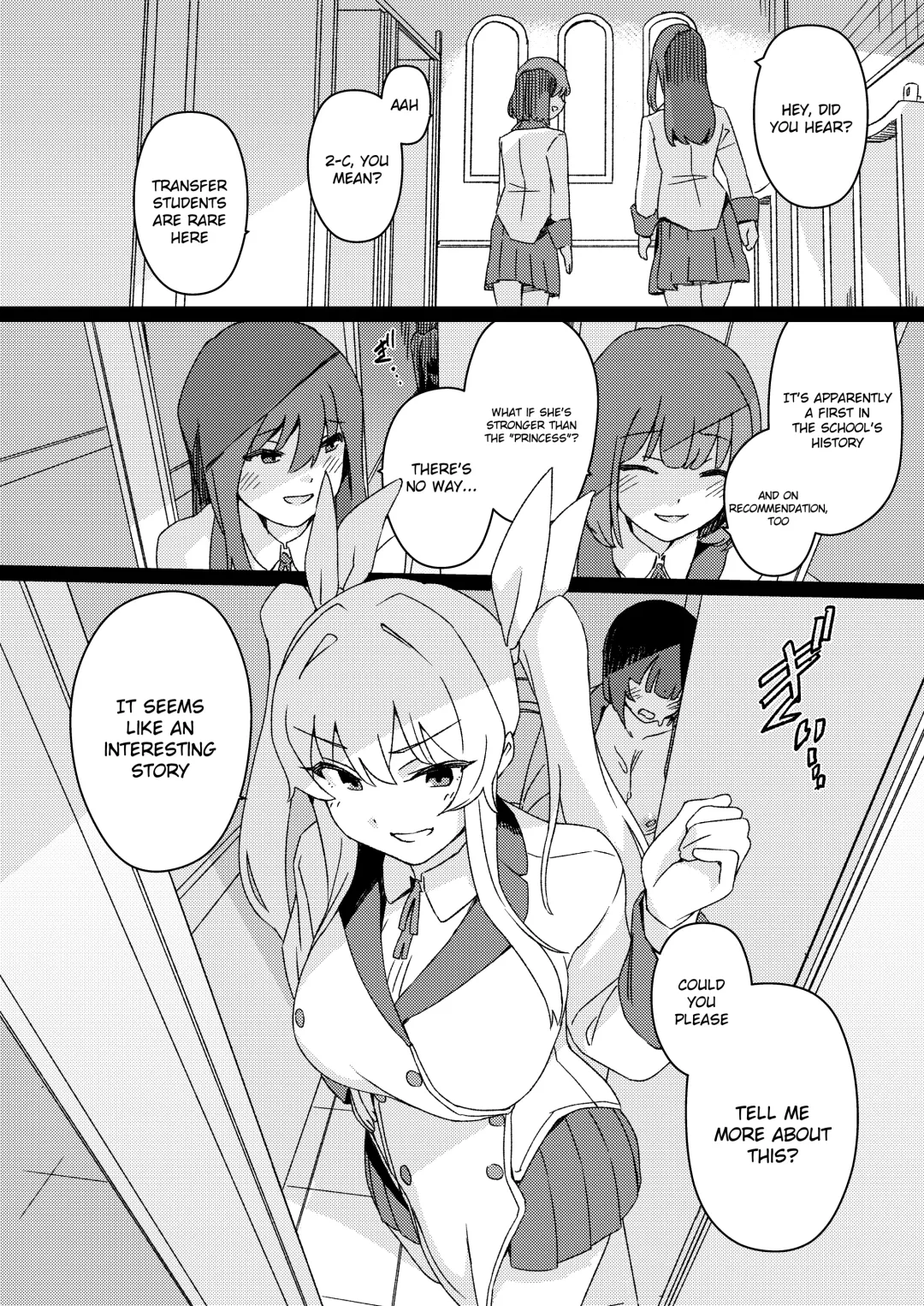 [Momo No Suidousui] Futanari Jijo Gakuen -Kousen- Fhentai - Page 3