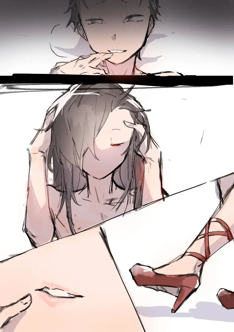 Subaru x Emilia and Rem futa Fhentai - Page 12