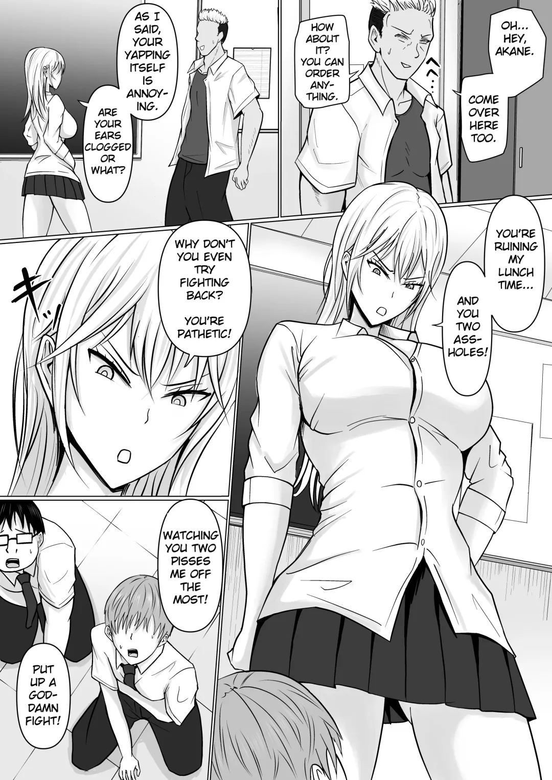 [Takino Mishin] Class no Yankee Joshi ni Hyoui | I Possessed the Class Yankee Girl Fhentai - Page 4