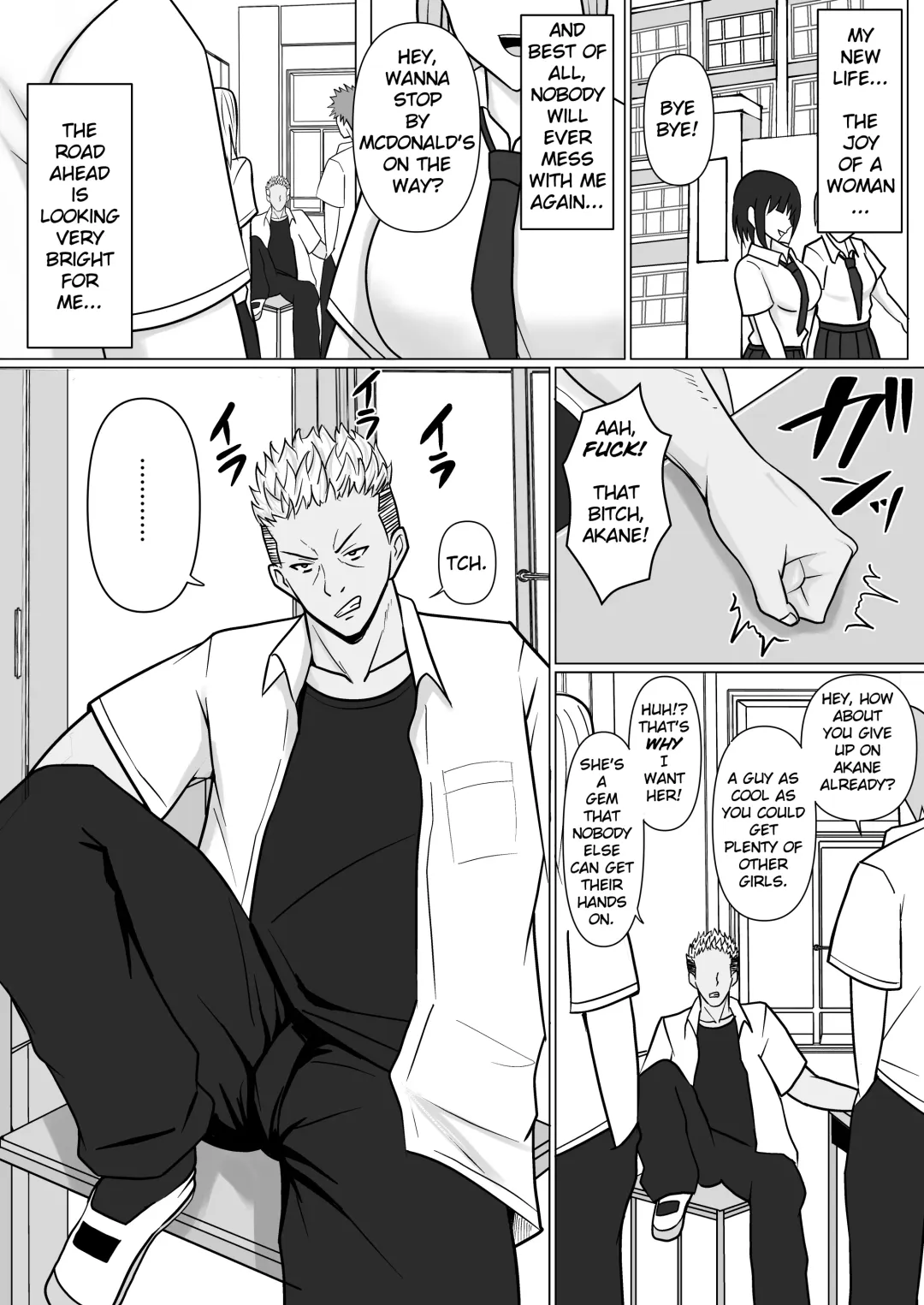 [Takino Mishin] Class no Yankee Joshi ni Hyoui | I Possessed the Class Yankee Girl Fhentai - Page 62