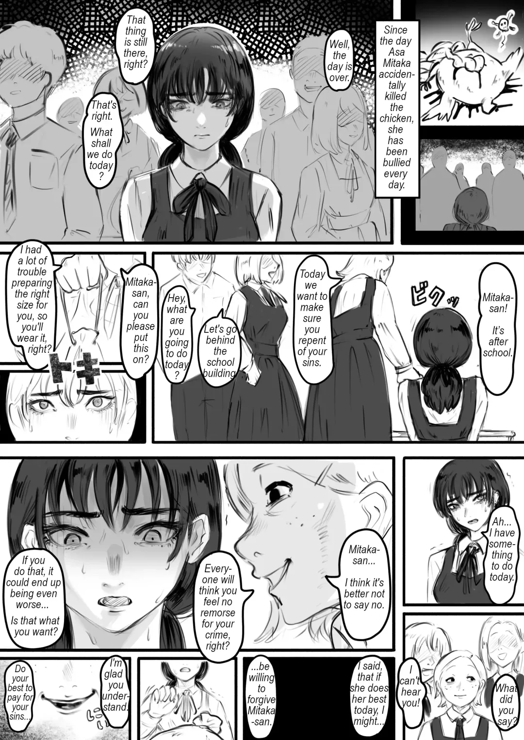 [Ibitsu Sugiru] Niwatori o Koroshita Onna | The woman who killed the chicken. Fhentai - Page 2
