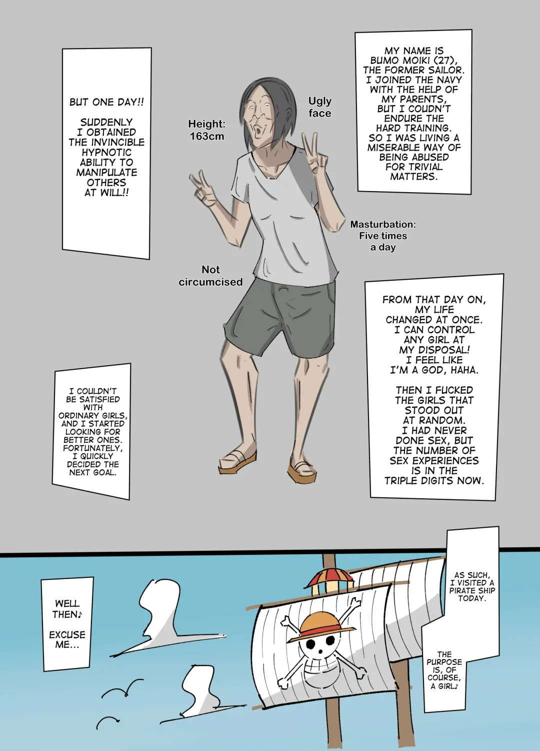 One Piece X Creepy Guy Who Has Invincible Power Fhentai - Page 2