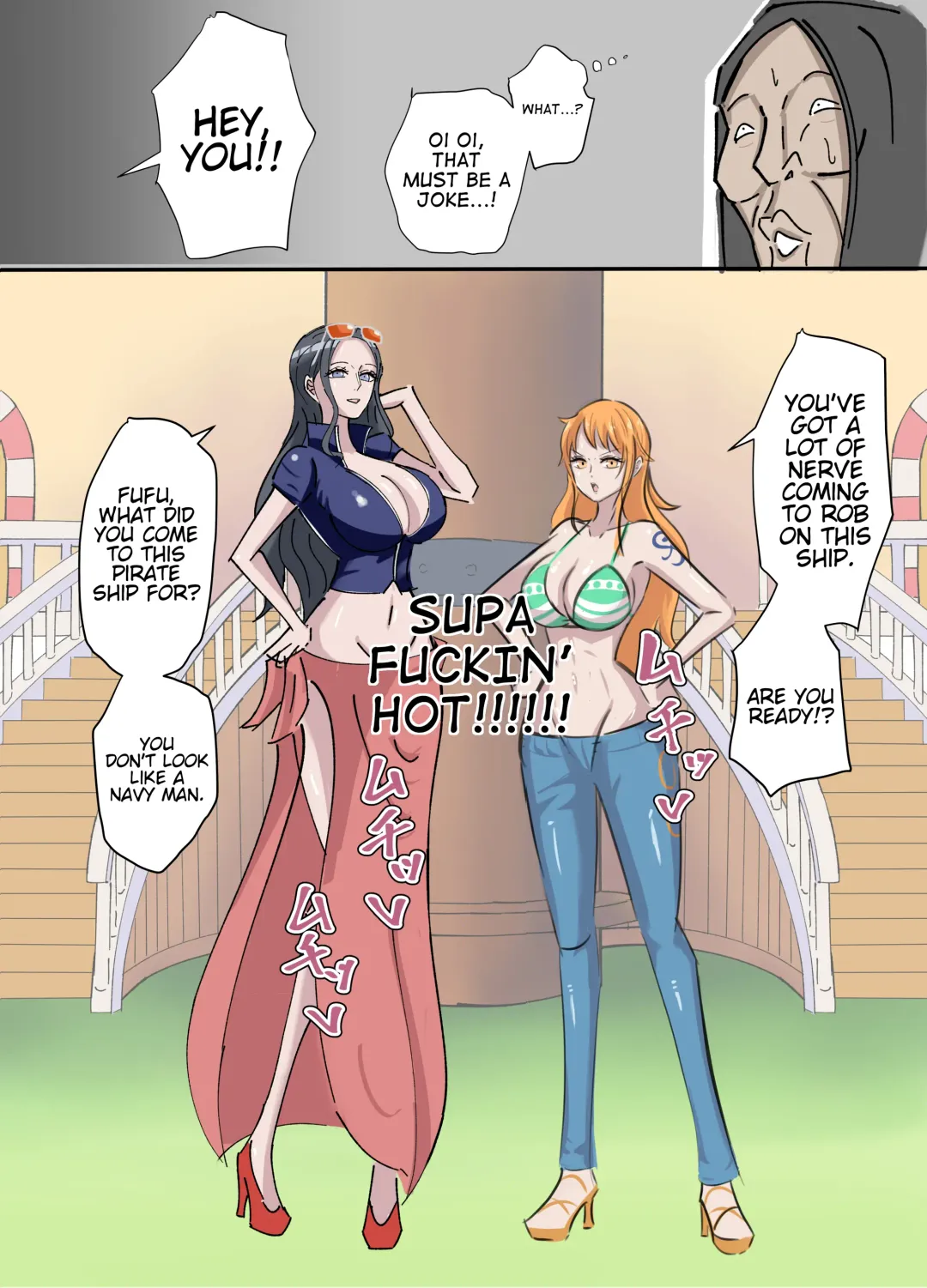 One Piece X Creepy Guy Who Has Invincible Power Fhentai - Page 3