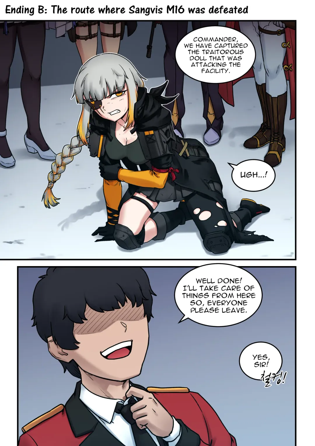 [Mackgee] Sangvis M16 - Ending B Fhentai.net - Page 1