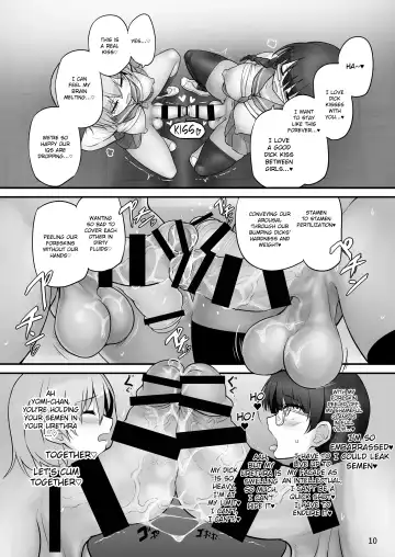 [Messy] Futanari x Futanari Naisho no Futari Fhentai - Page 10