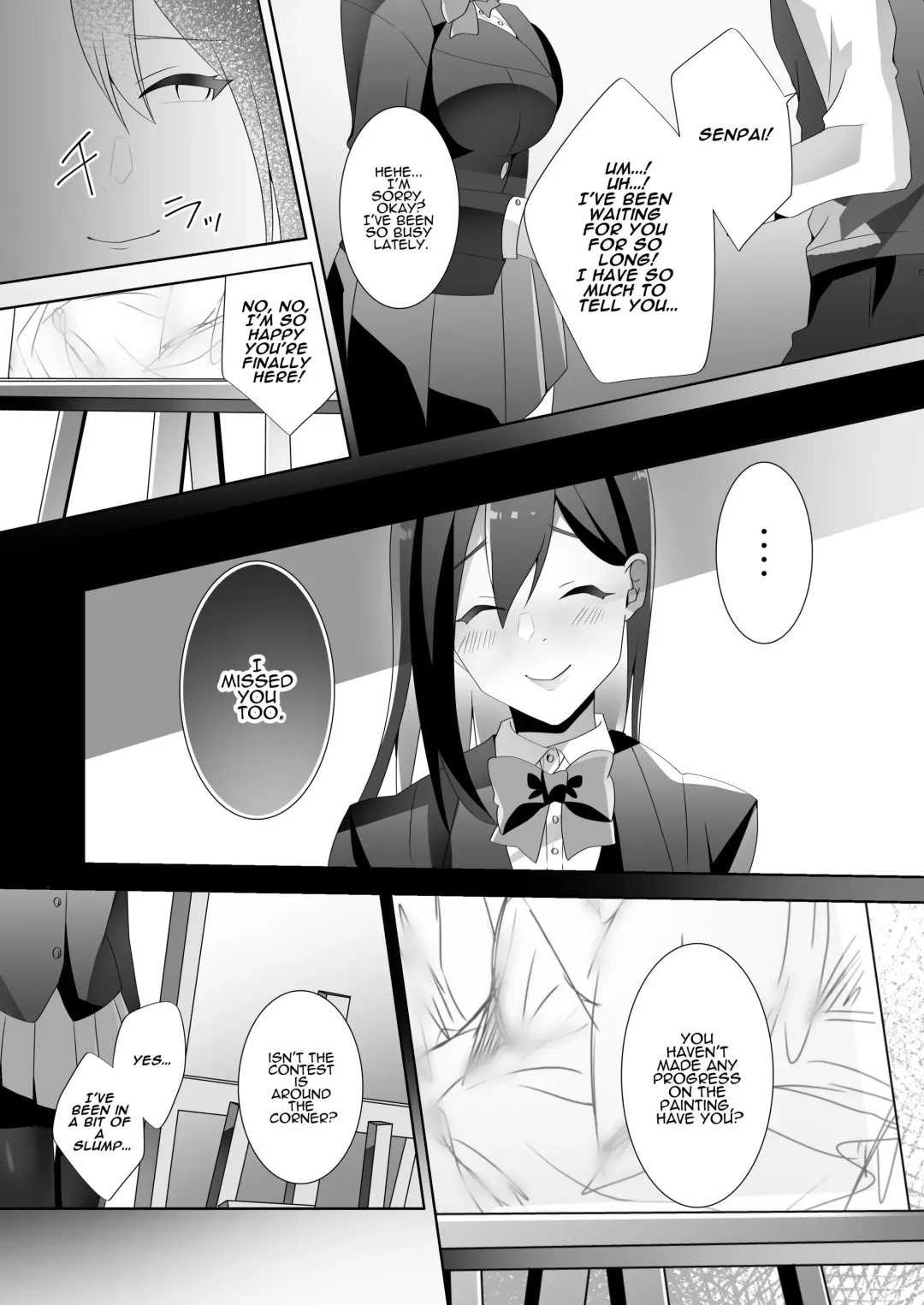 [Himino] Yasashii Senpai no Amai Wana | The Sweet Snare of a Gentle Senpai Fhentai - Page 34