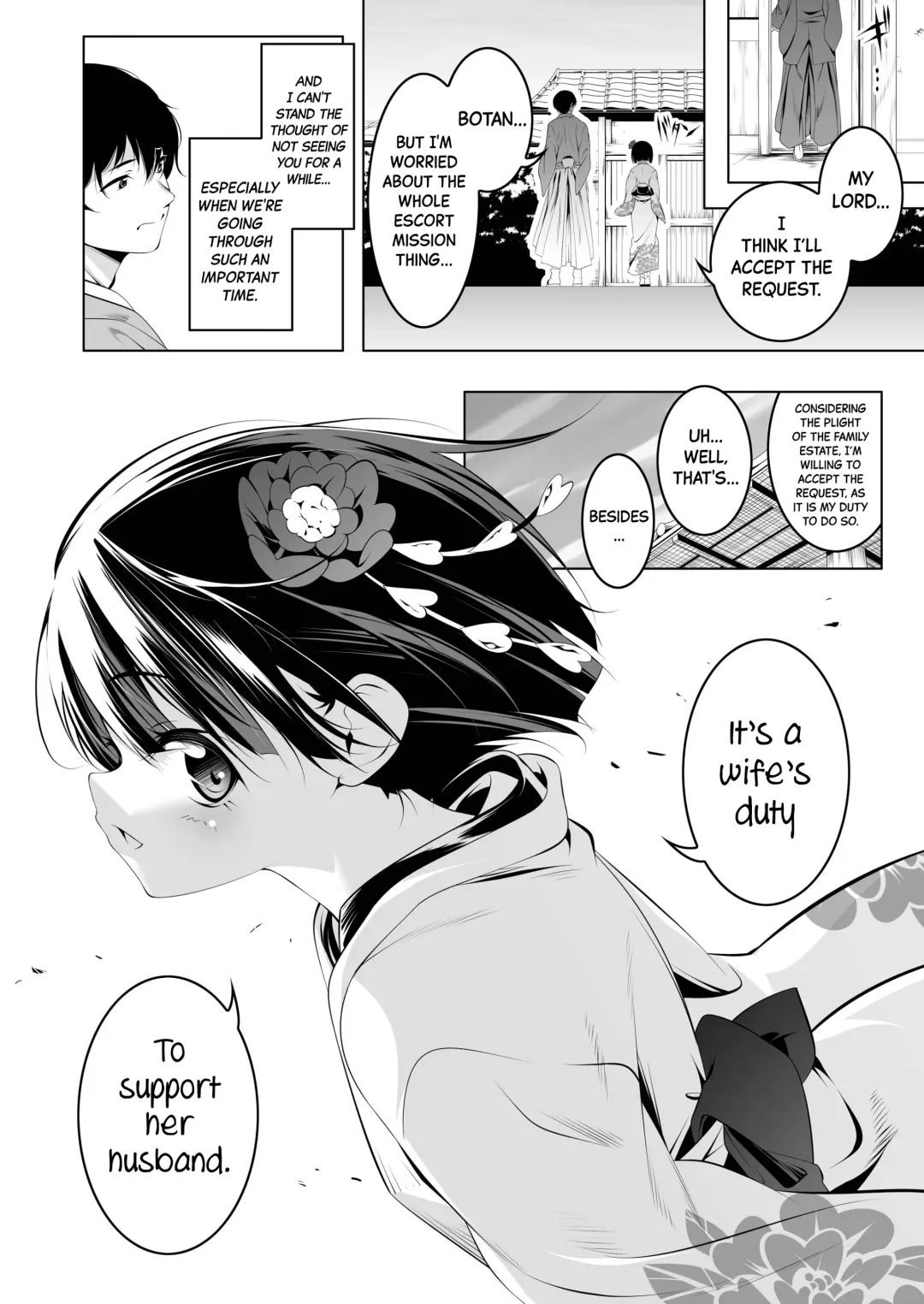 [Tanabe Kyou] Koushoku no Chuugi Kunoichi Botan | Lustfully Loyal Kunoichi Botan Fhentai - Page 11