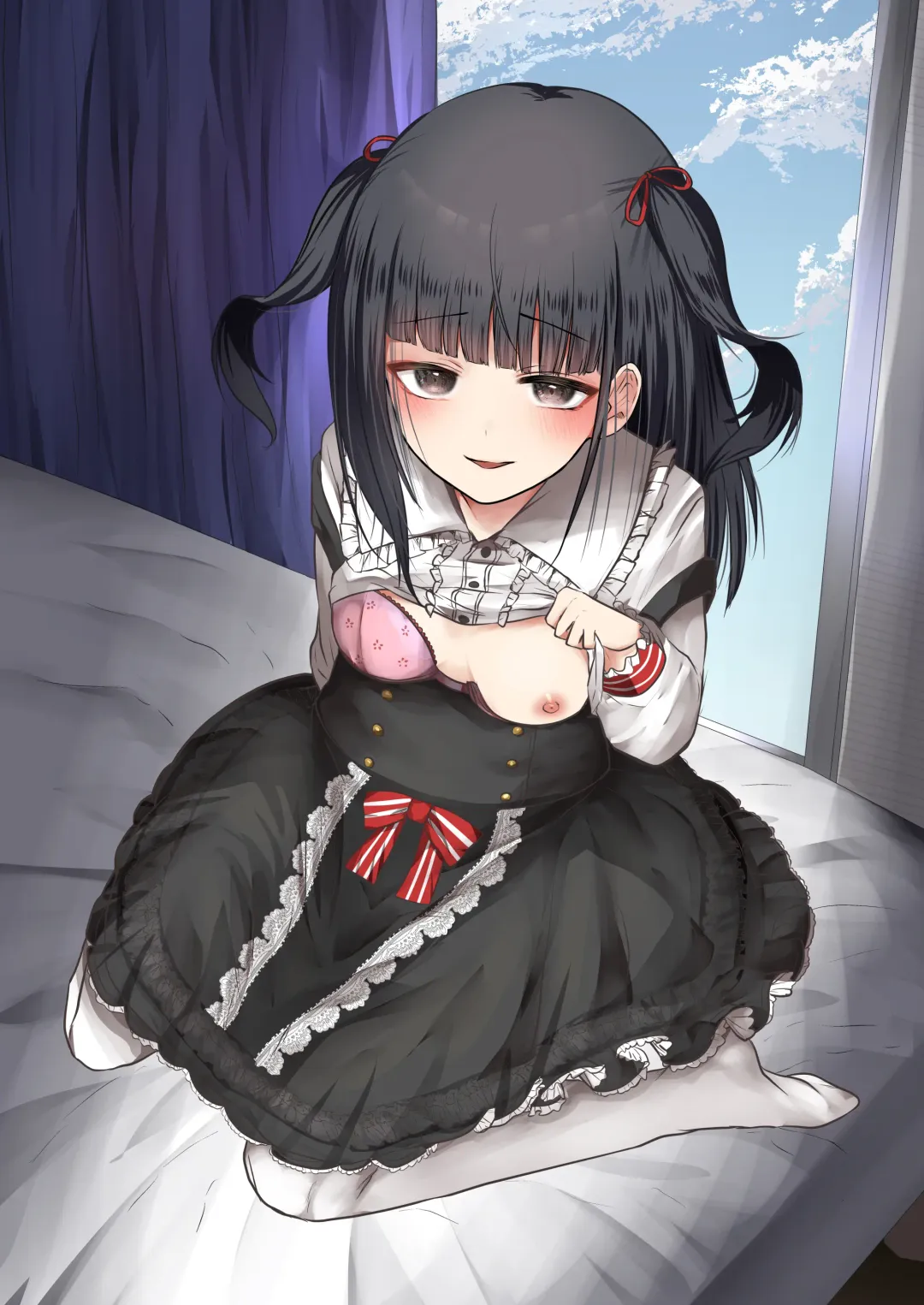 [Ookido Karo] Tonari no Ie ni Mesugaki ga Hikkoshite Kita! | A Female Brat Has Moved Into The House Next Door! Fhentai - Page 1