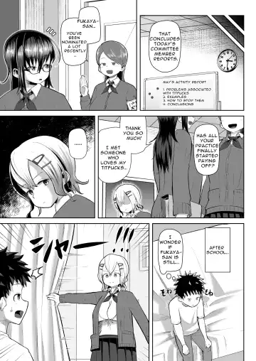 [Tenkomori] Paizuri iin no 2-ri ga boku o toriau!!? | Two Titty Fuck Committee Members Fight Over Me!!? Fhentai - Page 23