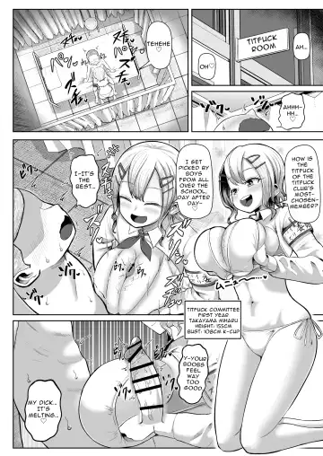 [Tenkomori] Paizuri iin no 2-ri ga boku o toriau!!? | Two Titty Fuck Committee Members Fight Over Me!!? Fhentai - Page 4