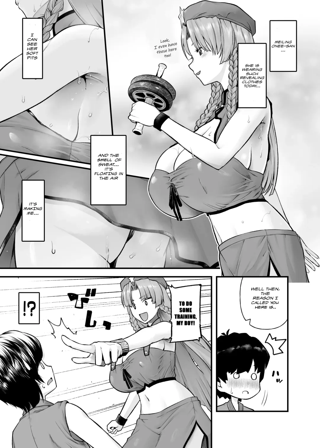 [Johnny] Monban no Onee-san no Asedaku Milk Oppai | Indulging in the Sweaty Breast Milk of the Gatekeeper Onee-san Fhentai - Page 5