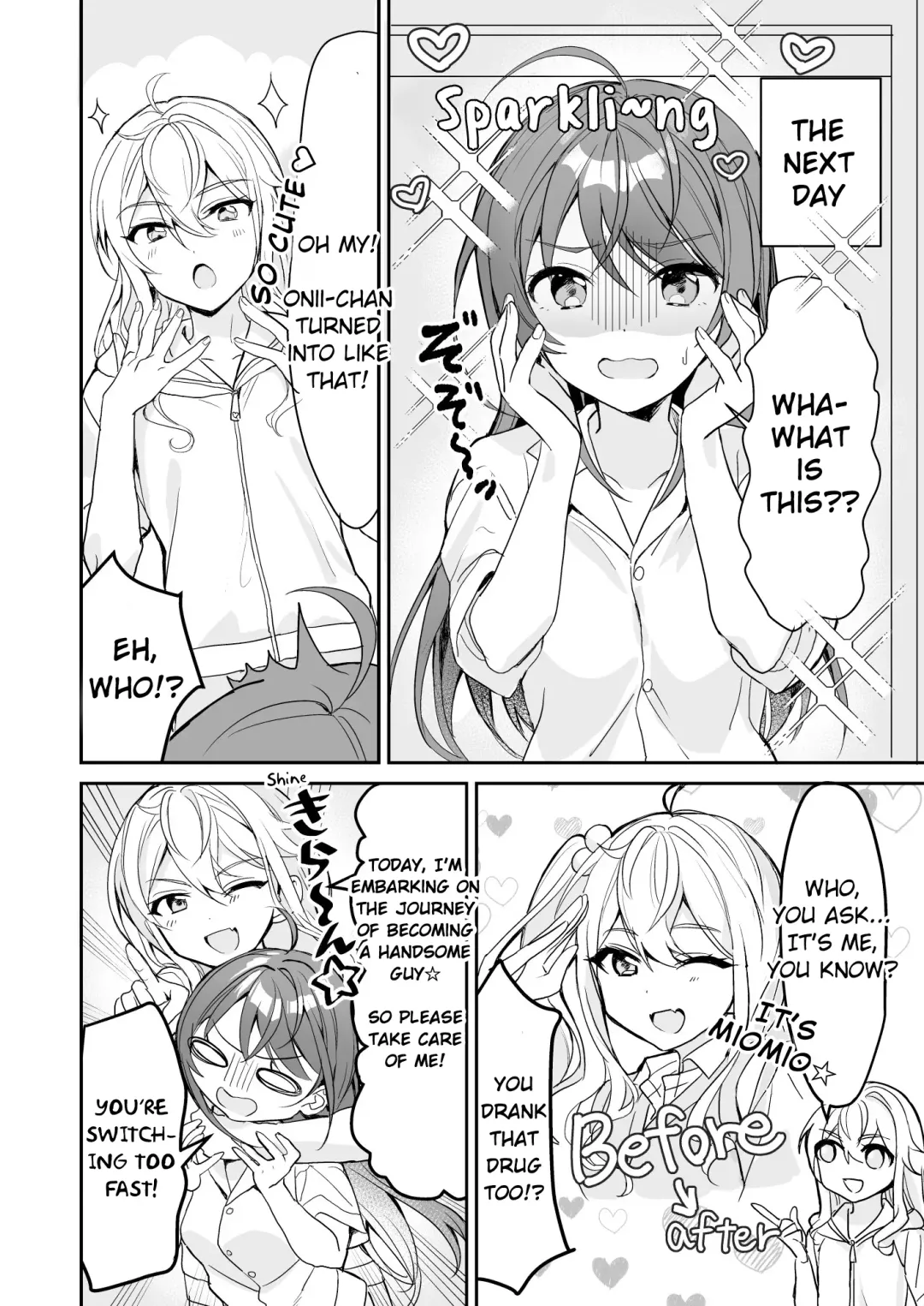 [Kagamino Mochiko] TS Kyoudai | TS Siblings Fhentai - Page 7