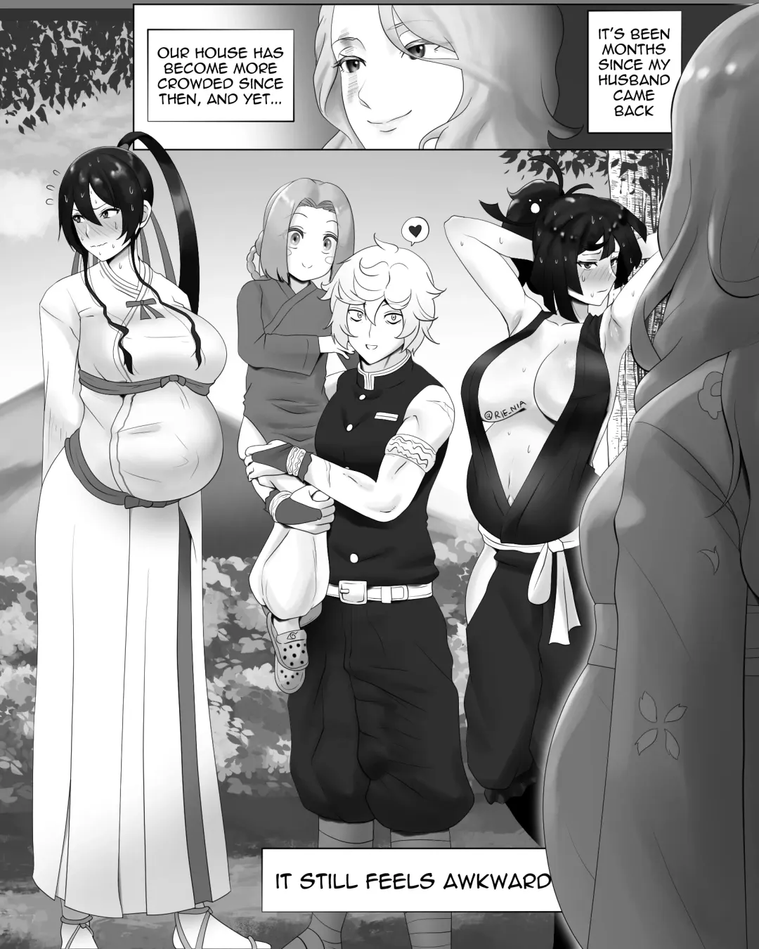 [Kmvt] Gabimaru ga Arata na Tsuma-tachi o Te ni Ireru | Gabimaru Getting New Wives Fhentai - Page 5