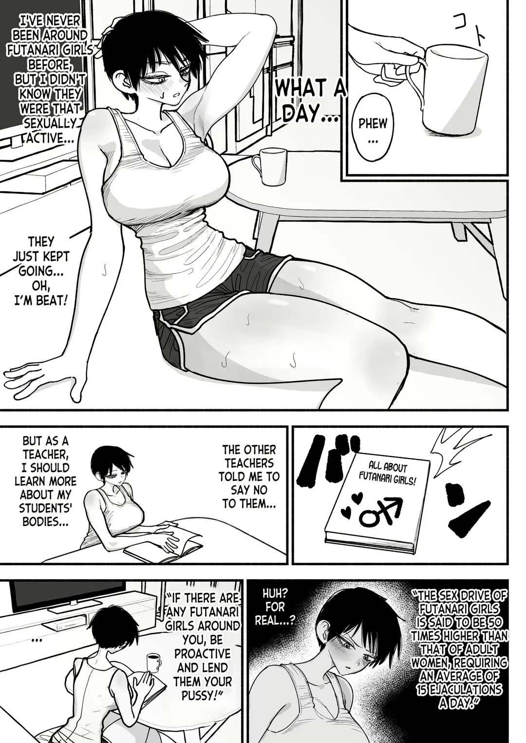 [Agagaga] Futanari Joshikou no Onaho ~Itsudemo Sex Sasete Kureru Kiyowa de Yasashii Koushinchou Kyonyuu Sensei~ Fhentai - Page 27