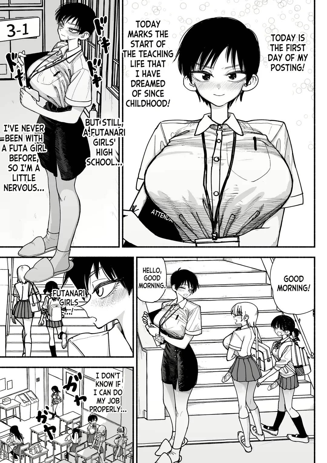 [Agagaga] Futanari Joshikou no Onaho ~Itsudemo Sex Sasete Kureru Kiyowa de Yasashii Koushinchou Kyonyuu Sensei~ Fhentai - Page 3