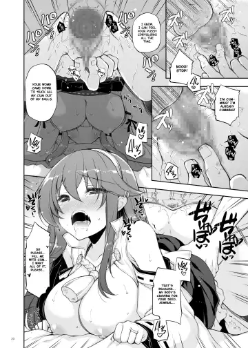 [Shigunyan] Ware, Haruna to Haramase Yasen ni Totsunyuusu!! | I Will Engage in a Knock Up Night Battle with Haruna!! Fhentai - Page 19