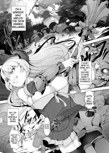 [Gotarou] Tettsui no Onna Senshi, Mamono ni Makete Okasareru Mousou o Kojirase Shinu yori Hidoi Me ni Au | The Hammer-wielding Warrior's Fate Fhentai.net - Page 2