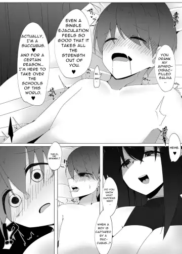 [Kazakami Sudare] Tenkousei no Succubus ga 〇 Gakkou o Nottori Sakusei Shisetsu ni Shichau Hanashi | Transfer Student Succubus turns her new school into a Cum-milking Facility Fhentai.net - Page 10