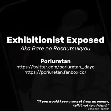 [Poriuretan] Aka Bare no Roshutsukyou | Exhibitionist Exposed Fhentai.net - Page 9