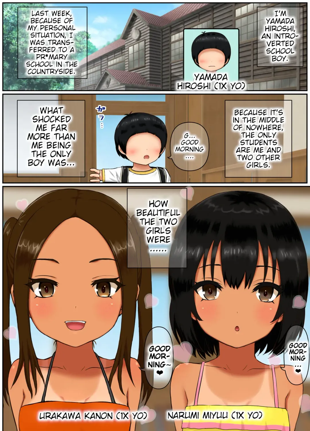 [Shishiotome] Doinaka Sandwich ~Zenkou Seito Sanmei no Gakkou de Joshi Futari no Omocha ni sareru Boku~ | Countryside Sandwich ~Story of a Boy Who Is Turned Into a Toy of Two Girls in a School Where Birth Rate Declines~ Fhentai - Page 3