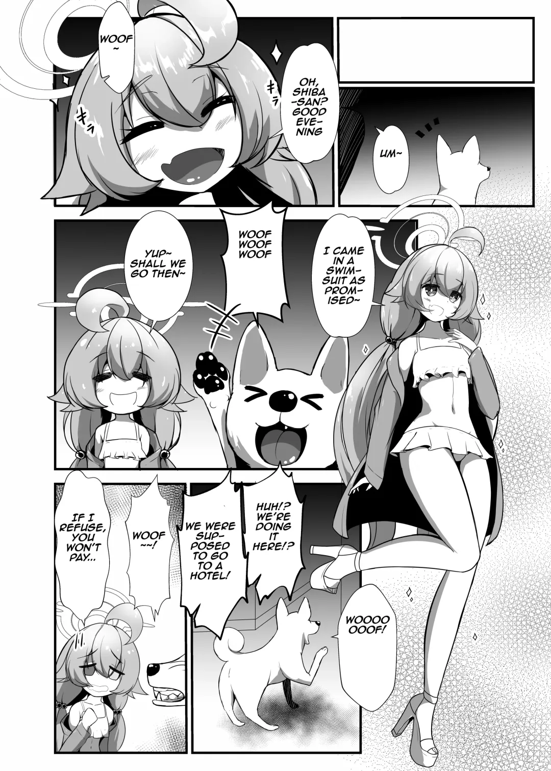 A book in Which Hoshino Takanashi Receives Help from the Beast Residents with her Erotic Cosplay and High Heels Fhentai - Page 9