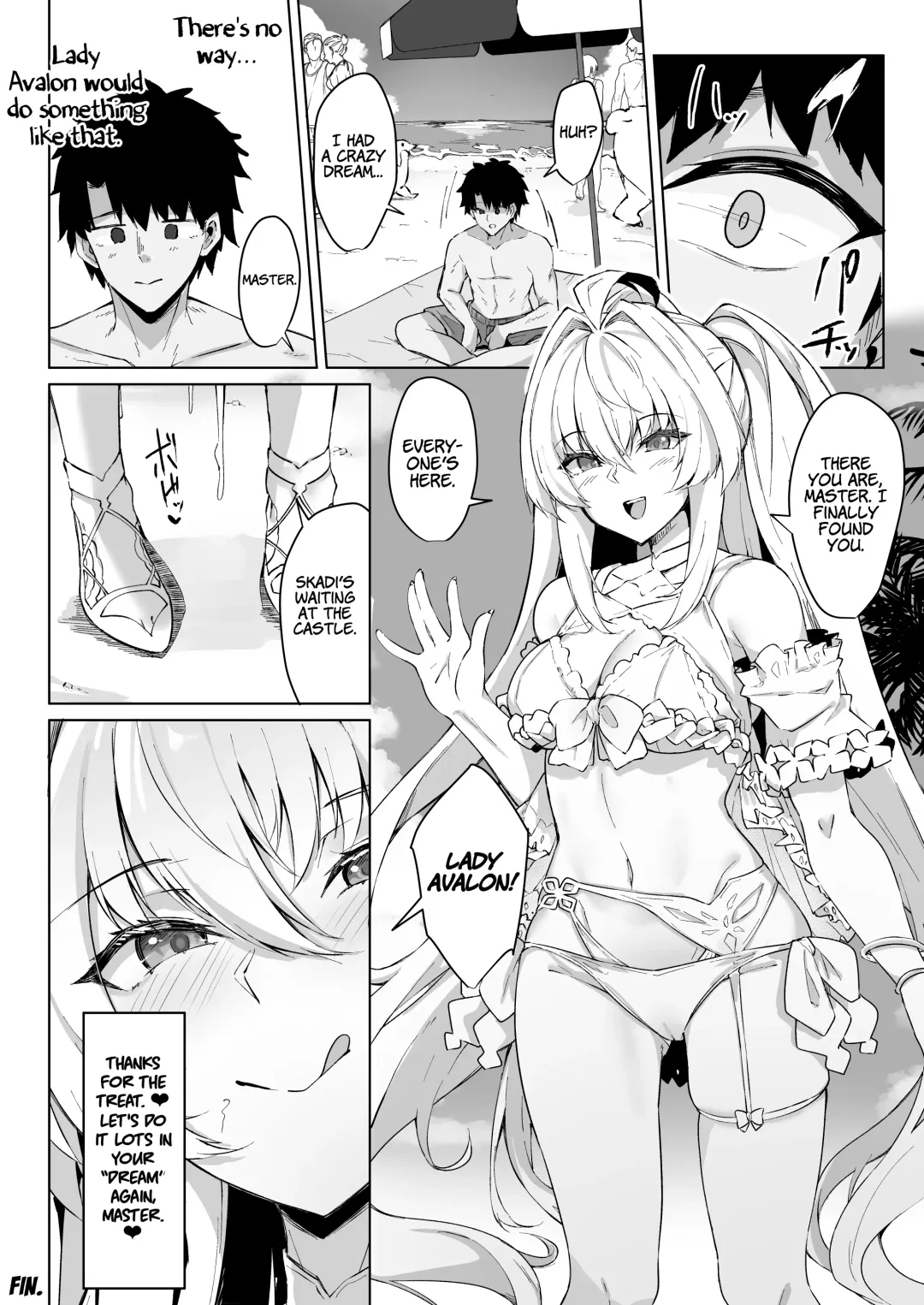 [Kazamitiu] Manatsu no Chaldea Summer Vacation Lady Avalon Hen | Chaldea Midsummer Vacation Lady - Avalon Edition (decensored) Fhentai - Page 32