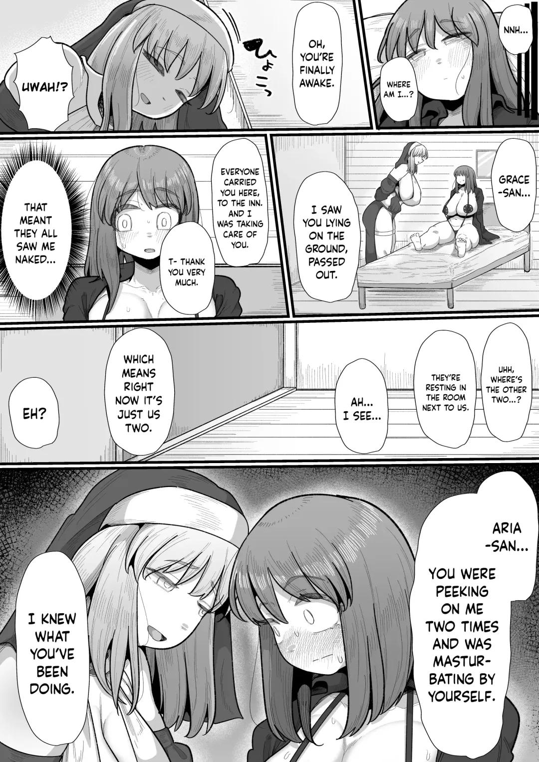 [Shrimp Cake] Onna Boukensha x Futanari, Nani mo Okoranai Hazu ga Naku... Fhentai - Page 26