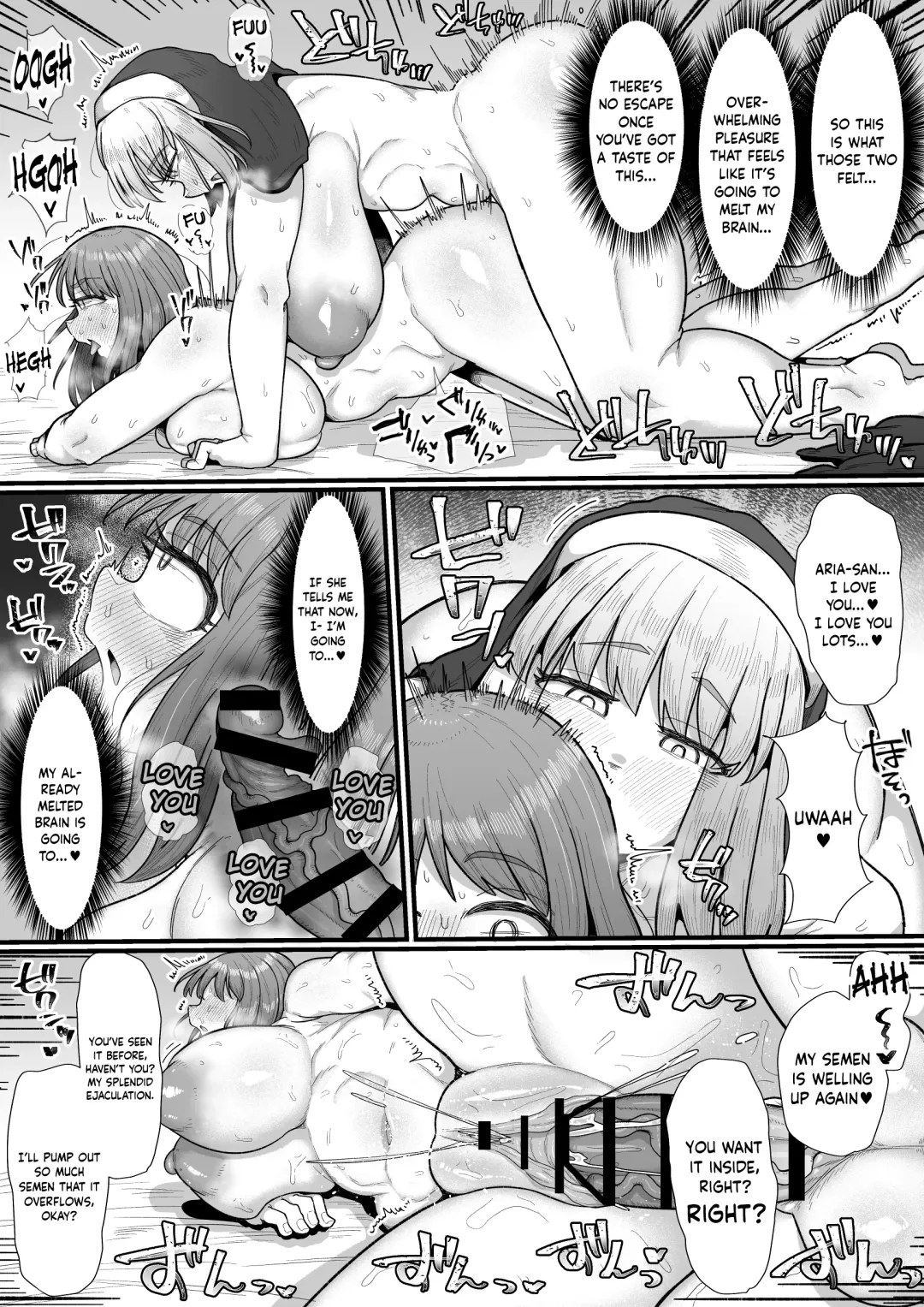 [Shrimp Cake] Onna Boukensha x Futanari, Nani mo Okoranai Hazu ga Naku... Fhentai - Page 34
